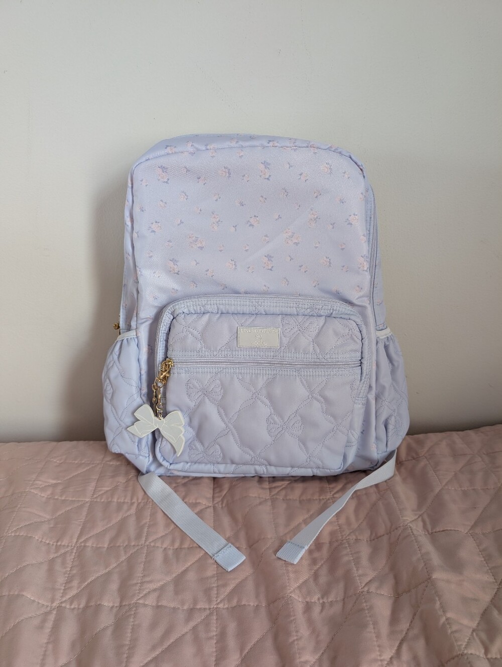 LoveShackFancy Backpack Yoobi Target Exclusive Floral Blue